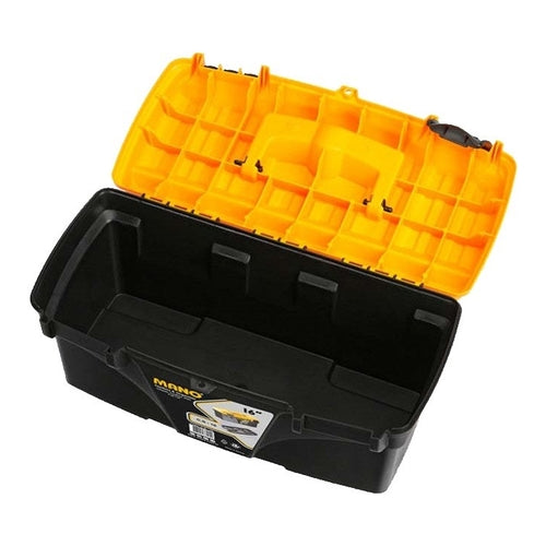 Mano PP Toolbox With Plastic Latch, 16 Inch (410 x 209 x 195 mm)