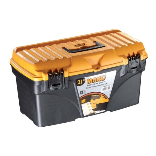 Mano Toolbox With Plastic Latch, 21 Inch (535 x 291 x 280 mm)