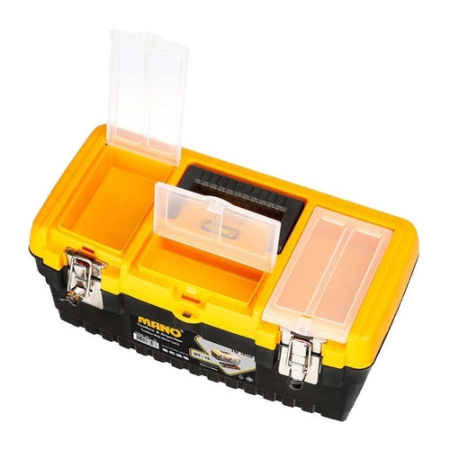 Mano PP Toolbox With Metal Latch, 16 Inch (413 x 212 x 186 mm)