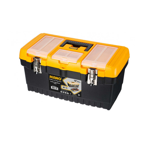 Mano PP Toolbox With Metal Latch, 19 Inch (486 x 267 x 242 mm)