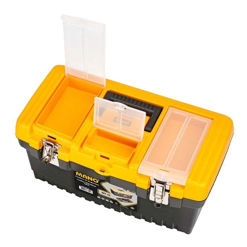 Mano PP Toolbox With Metal Latch, 19 Inch (486 x 267 x 242 mm)