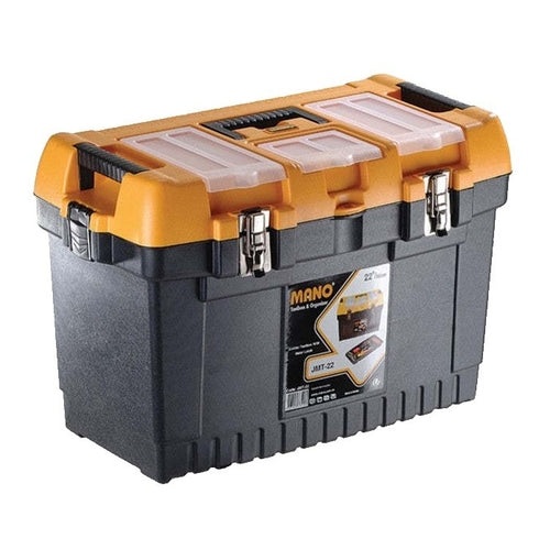 Mano Jumbo PP Toolbox with Metal Latch, 22 Inch (564 x 310 x 388 mm)