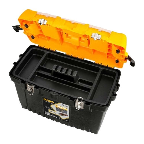 Mano Jumbo PP Toolbox with Metal Latch, 22 Inch (564 x 310 x 388 mm)