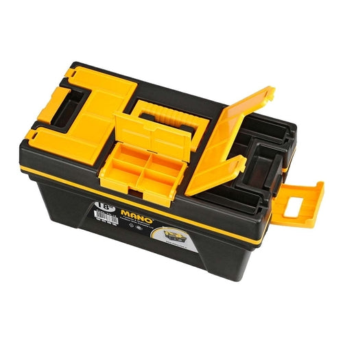 Mano PP Toolbox With Portable Lid, 18 Inch (460 x 246 x 246mm)