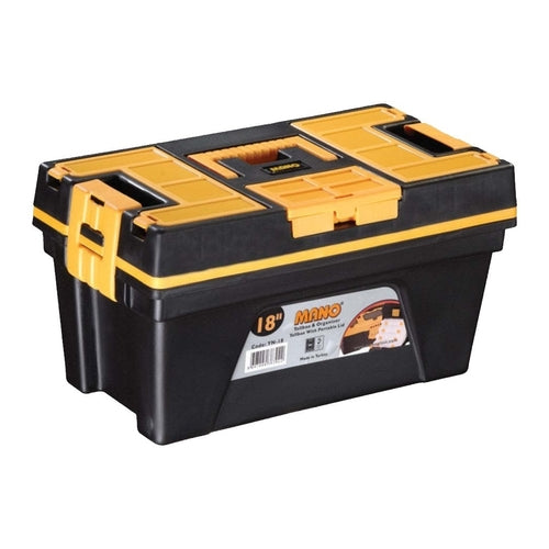 Mano PP Toolbox With Portable Lid, 18 Inch (460 x 246 x 246mm)