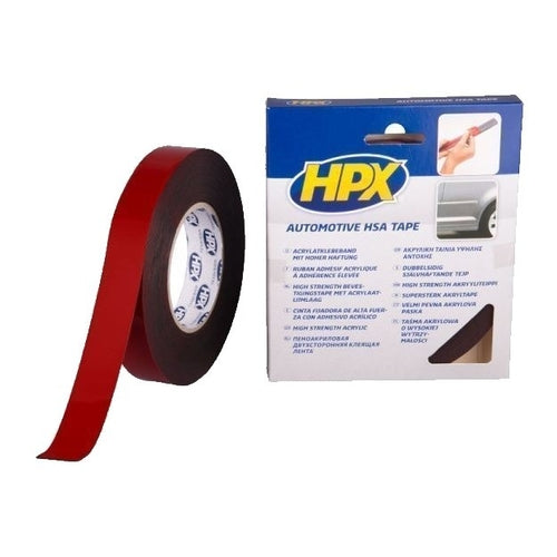 HPX Has High Strength Acrylic 3200 Tape, Anthracite, 10m x 25mm