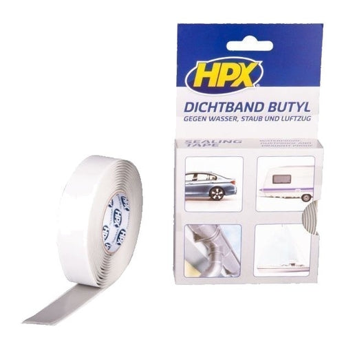 HPX Butyl Sealing Tape, Grey, 3m x 20mm