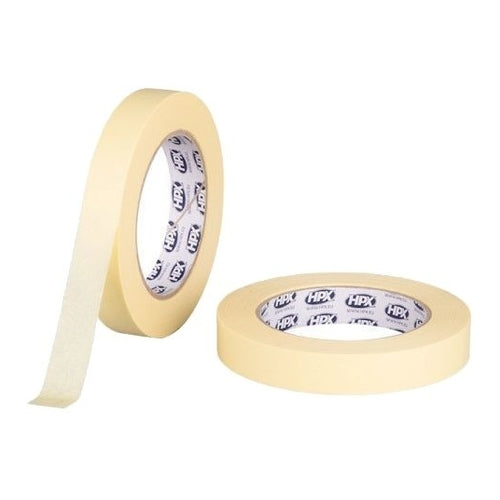 HPX Masking Tape, Yellow, 50m x 19mm