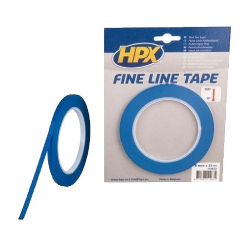 HPX Fine Line Tape, Blue, 33m x 6mm