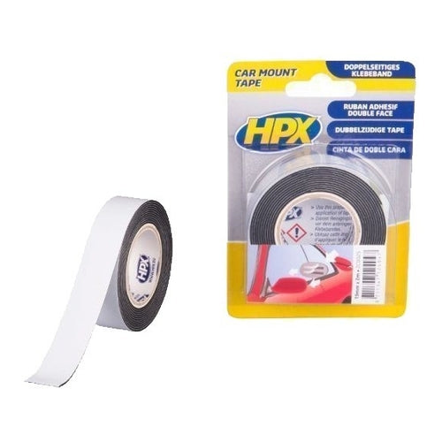 HPX Side Moulding Tape, Black, 2m x 19mm