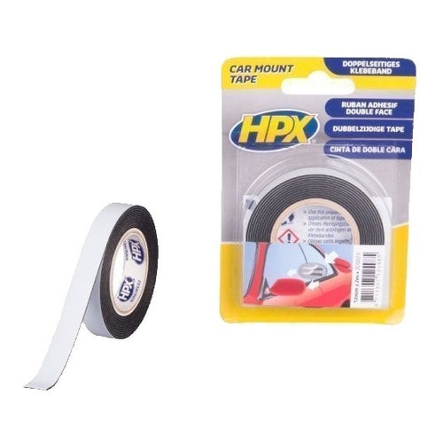 HPX Side Moulding Tape, Black, 2m x 12mm