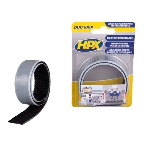 HPX Duo Grip Pads, Black, 25mmx0.5m