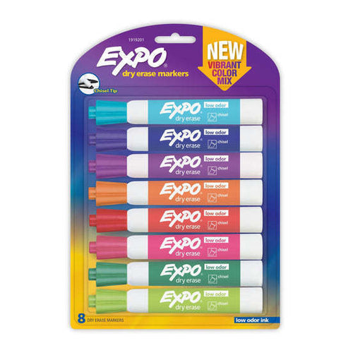 Expo Dry Erase Whiteboard Marker Set, 8 Colors