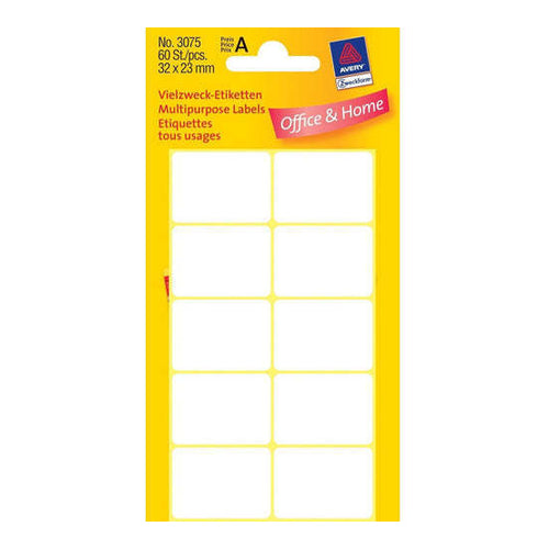 Zweckform Multipurpose Label , 32mm x 23mm, 60 Labels