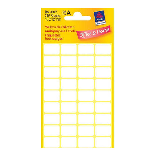 Zweckform Multipurpose Label , 18mm x 12mm, 216 Labels