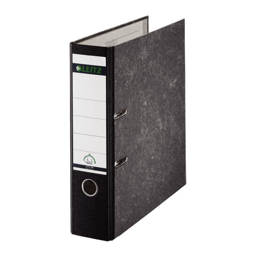 Leitz Lever Arch Binder File, Black, Wide Spine (80mm)