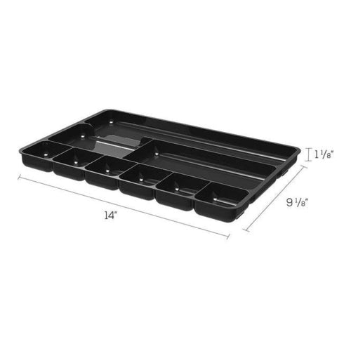 Abel Drawer Tray Organizer, Black, 356 x 230cm