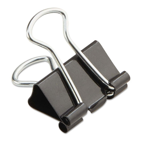 Eagle Binder Clips, 19mm, Black, Box of 12