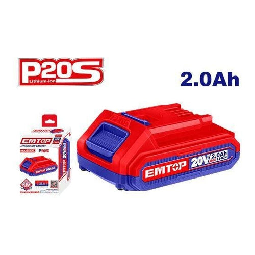 EMTOP P20S Battery Pack, 2.0Ah, 1Pcs, EBPK20011