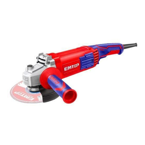 EMTOP Electric Angle Grinder, 1500W, 5" (125mm) Diameter, EAGR15053