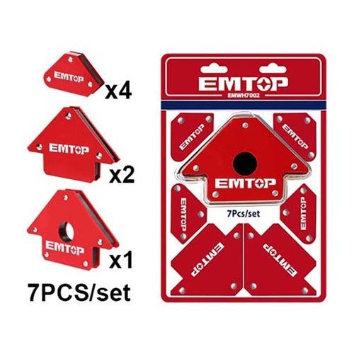 EMTOP Magnetic Welding Holder Set, 7Pcs, EMWH7002