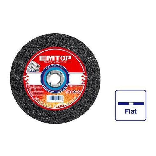 EMTOP Abrasive Metal Cutting Disc, 14" (355mm), Flat, EACD303551