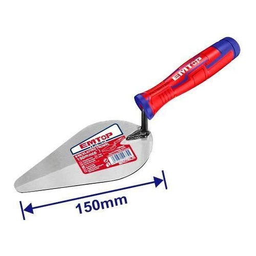 EMTOP Bricklaying Trowel, 6" (150mm), EBTL06001