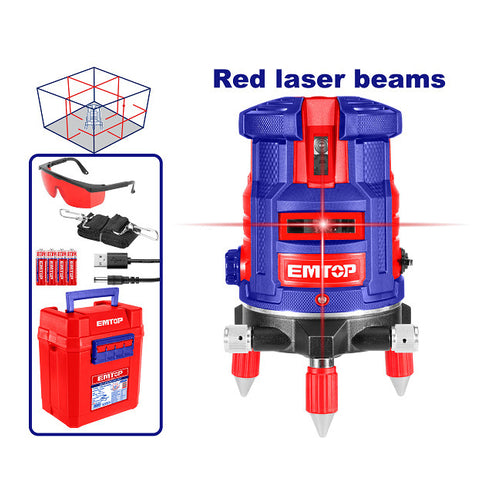 EMTOP Self-Leveling Line Laser, 0-30m, ESLE53001