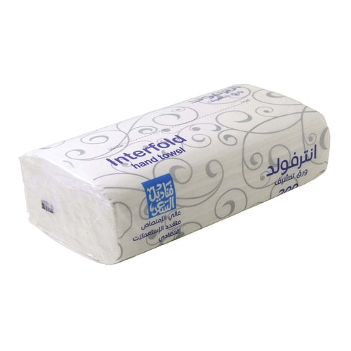 Al Saad Interfold Facial Tissues, 200 Sheets