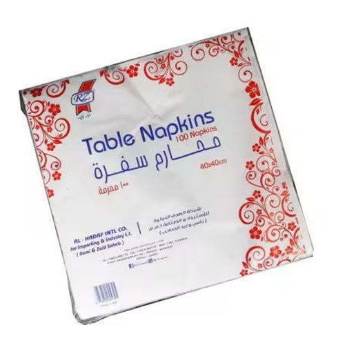 Rz Table Napkins, 40cm, 100 Napkins