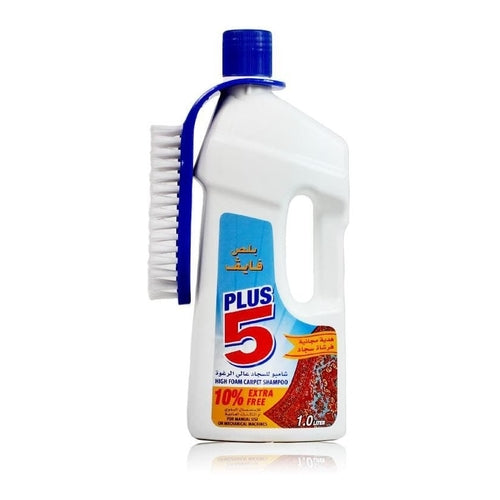 Plus 5 High Foam Carpet Shampoo, 1L