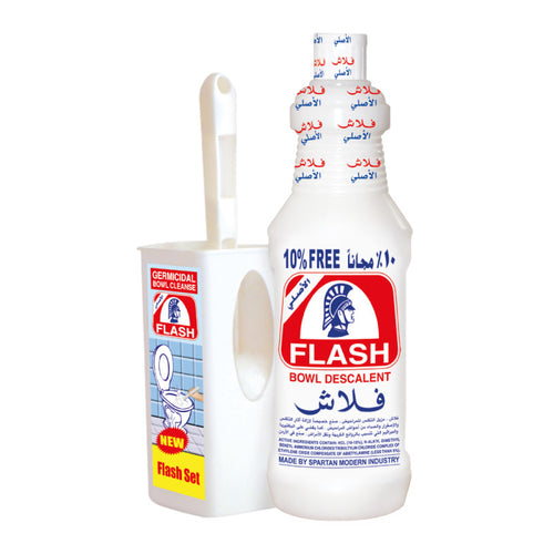 Flash Toilet Bowl Cleanser with Brush, 920ml