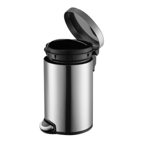 EKO Serene Step Trash Bin, 5L, Matt Stainless Steel