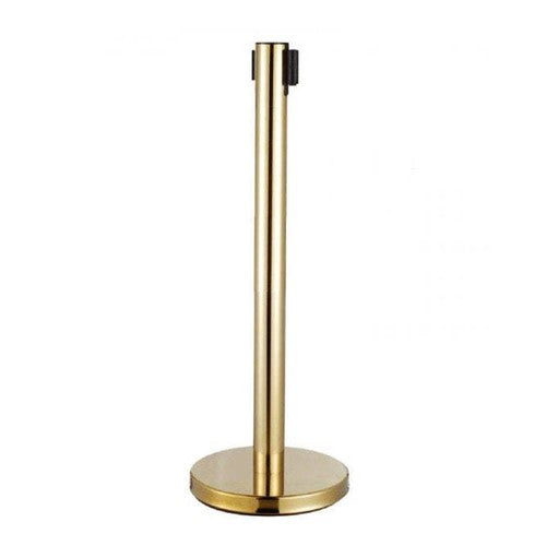 EKO Stainless Steel Queue Line Barrier Without Belt, Gold