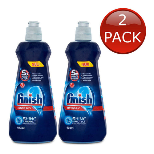 Finish Dishwasher Rinse Aid, 400ml, Pack of 2