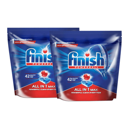 Finish All In 1 Max Dishwasher Tablets, 42 Capsules, Pack of 2