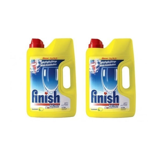 Finish Classic Powder Dishwasher Detergent, Lemon, 1Kg, Pack of 2