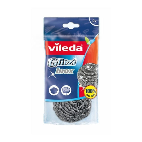 Vileda Glitzi Inox Spiral Scourer, 2Pcs