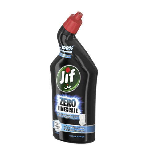 Jif Toilet Zero Limescale Cleaner, Ocean Power, 750ml