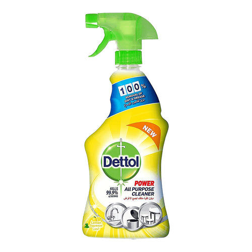 Dettol Power All Purpose Cleaner Spray, Lemon Squeeze, 500ml