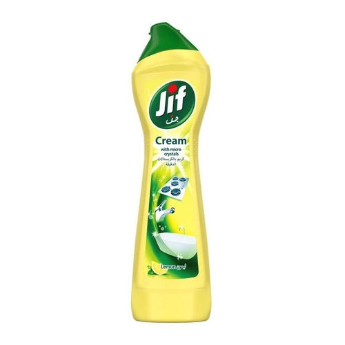 Jif Cream with Micro-Crystal Kitchen Cleaner, Lemon, 500ml