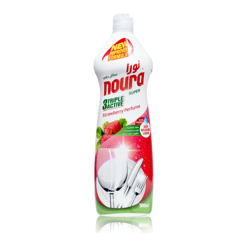 Noura Dishwashing Liquid, Strawberry, 425ml