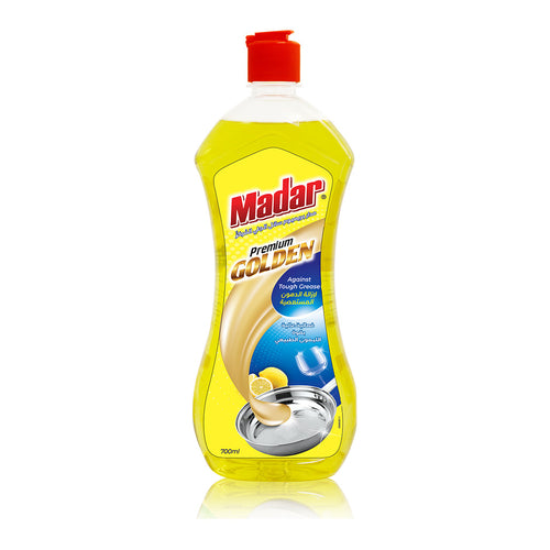 Madar Premium Golden Dishwashing Liquid, Lemon, 700ml