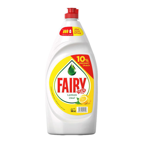 Fairy Dishwashing Liquid, Lemon, 900ml