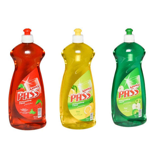 Pass Dishwashing Liquid, 750ml, Pack of 3