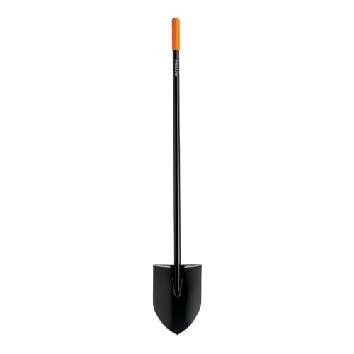 Fiskars Long Handled Steel Shovel, 57-1/2", 96685935J