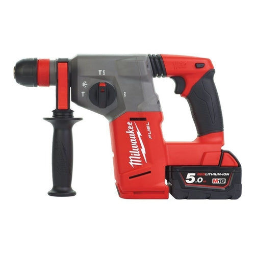 Milwaukee M18 Fuel CHX-502X Cordless Rotary Hammer, 2x 5Ah Battery, 4933451381