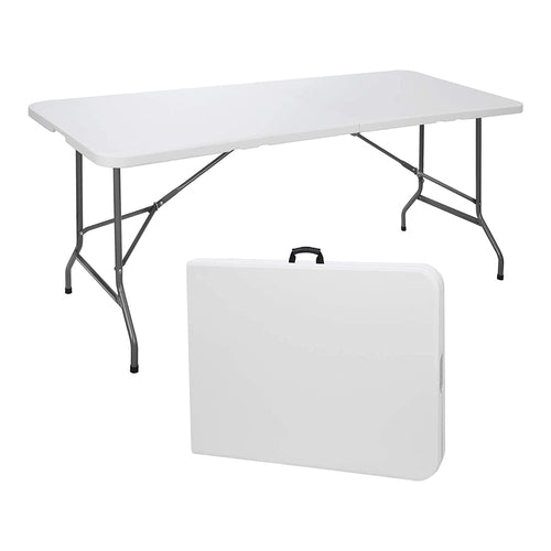 Plastic Folding Table, 70 x 27.5 x 27.5"