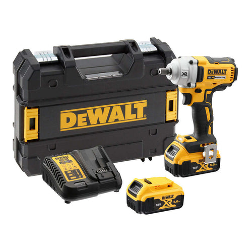 DeWALT 18V MAX XR Mid Torque 1/2" Impact Wrinch, 2 x 5.0Ah battery, DCF894P2-QW