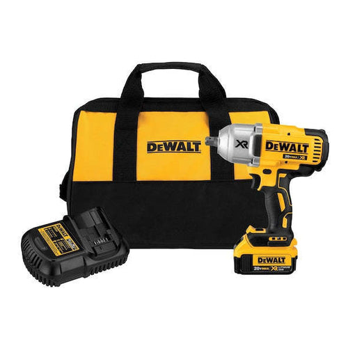 DeWALT 20V MAX XR High Torque 1/2" Impact Wrench, 1 x 4.0Ah battery, DCF899M1